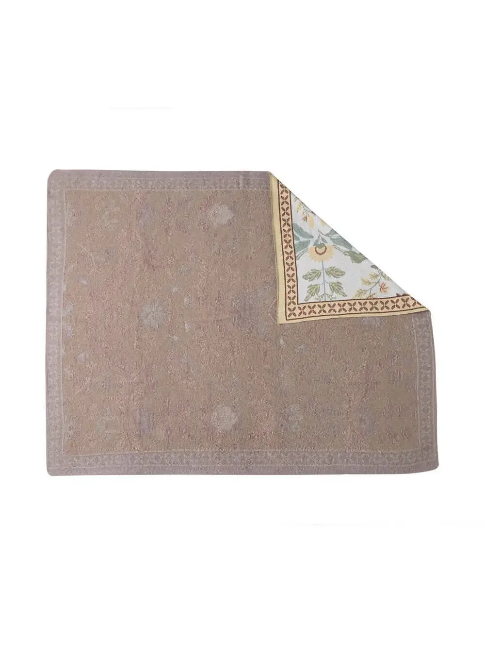 Myra Wildflower Haven Cotton Throw in Garden Ivory